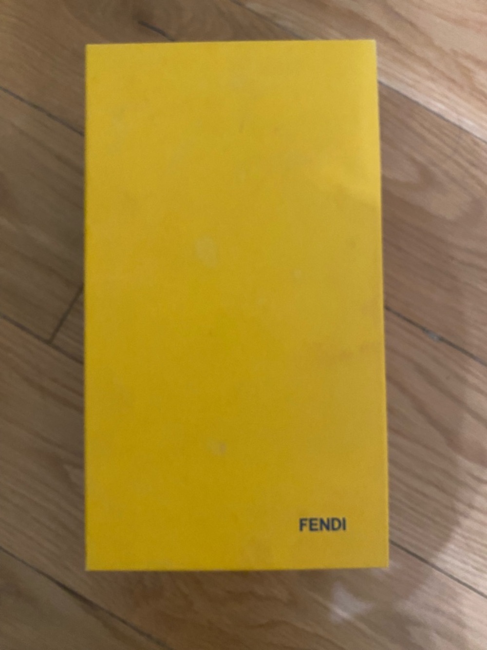 Authentic Fendi white leather mid-heel flats
